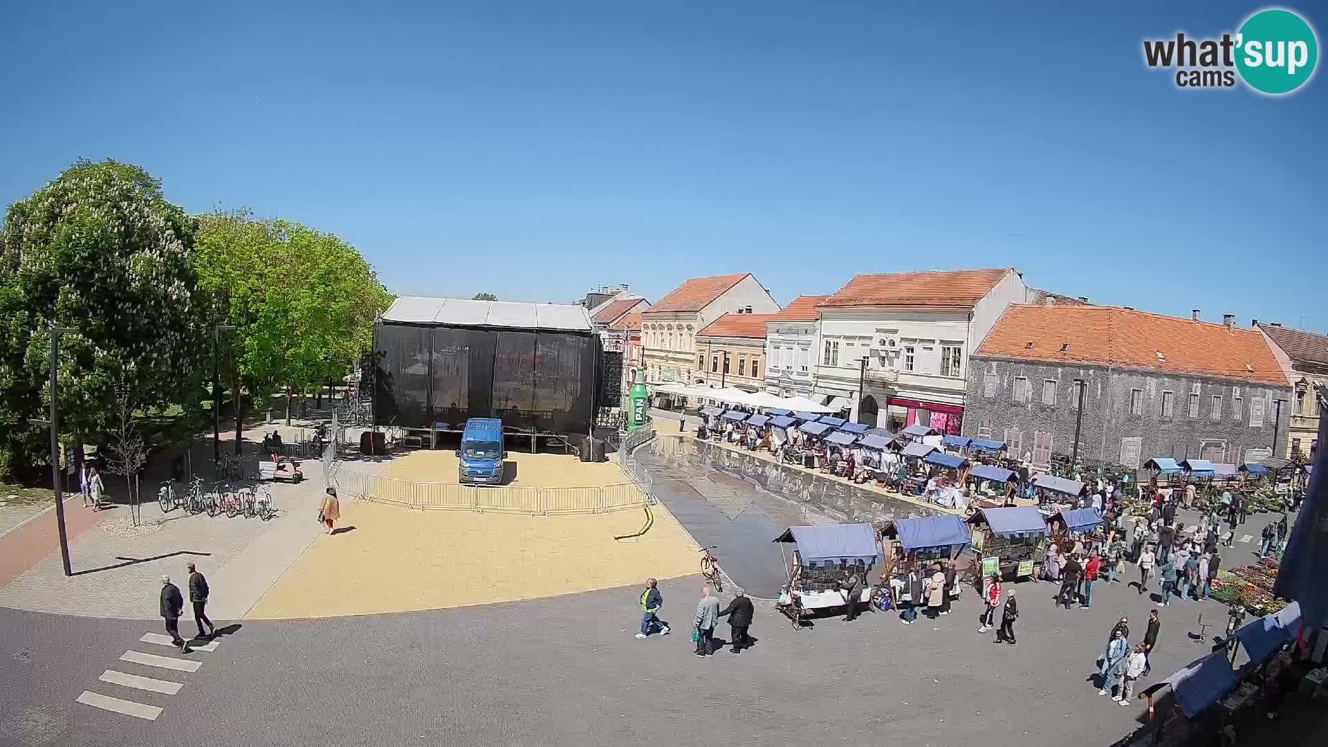 Webcam live Koprivnica – Zrinski trg