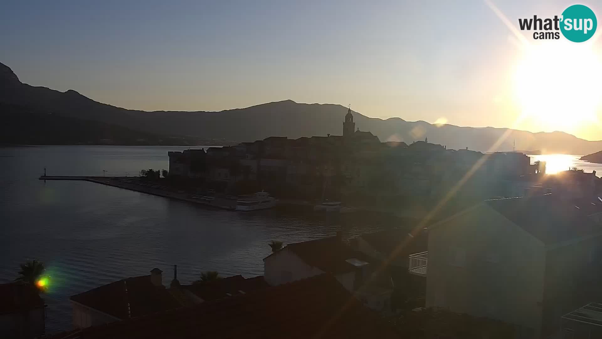 Panorama de la ciudad de Korcula