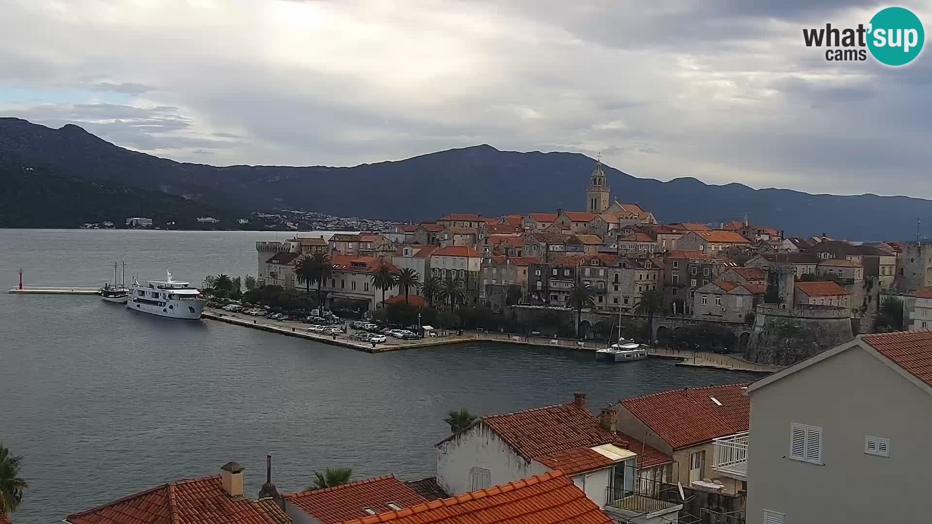 Panorama de la ciudad de Korcula