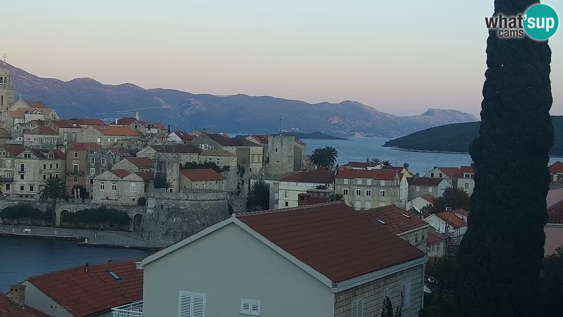 Panorama de la ciudad de Korcula