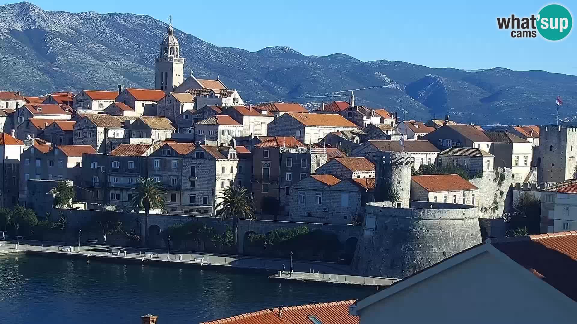 Panorama de la ciudad de Korcula