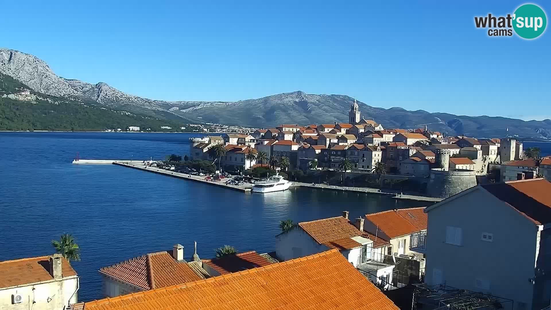 Panorama de la ciudad de Korcula