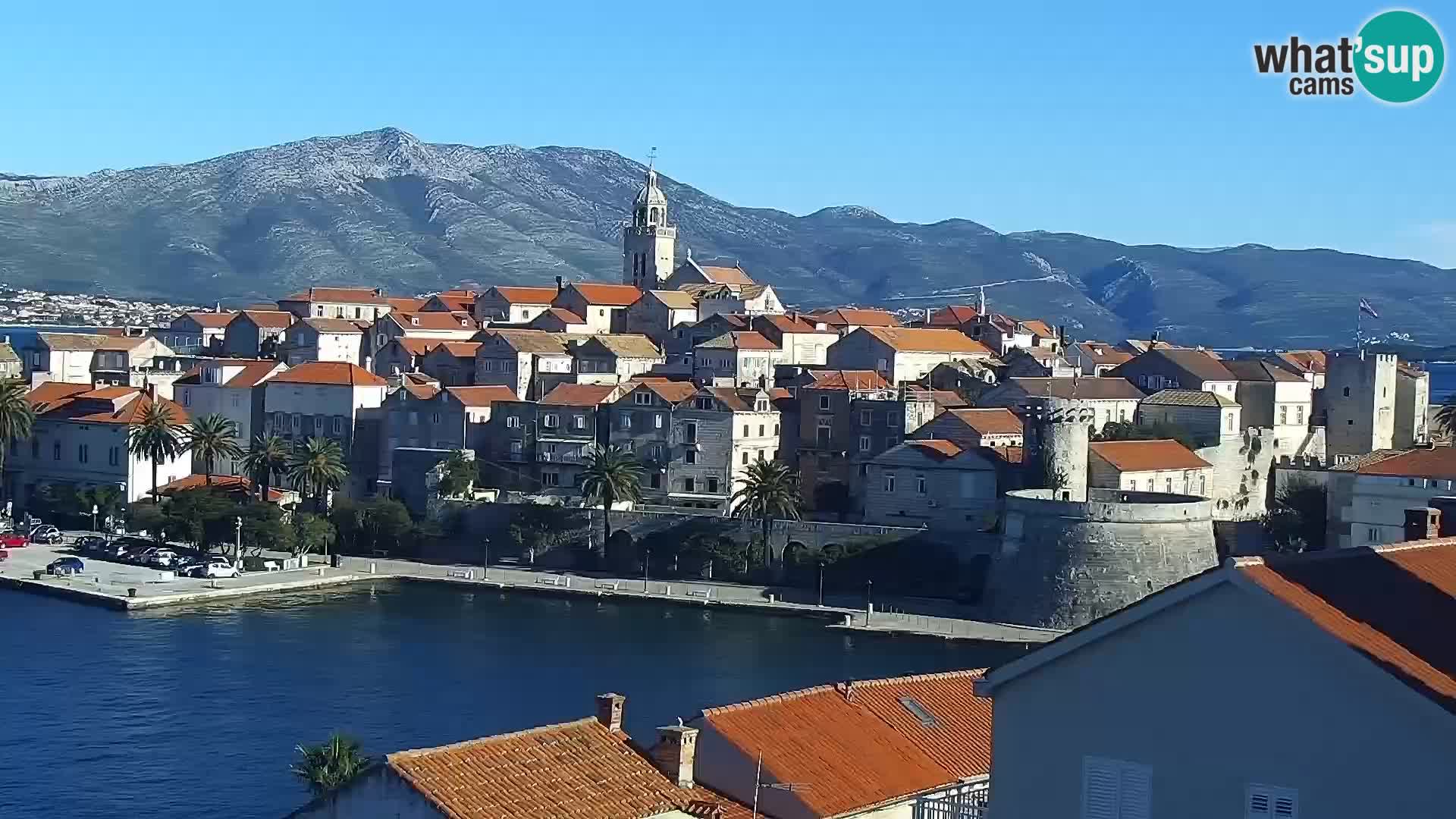 Panorama de la ciudad de Korcula