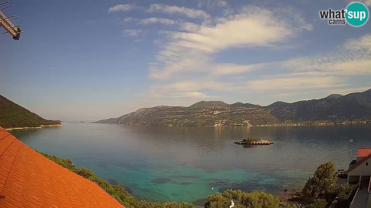 Korčula webcam en direct – Tri Žala Pelješac