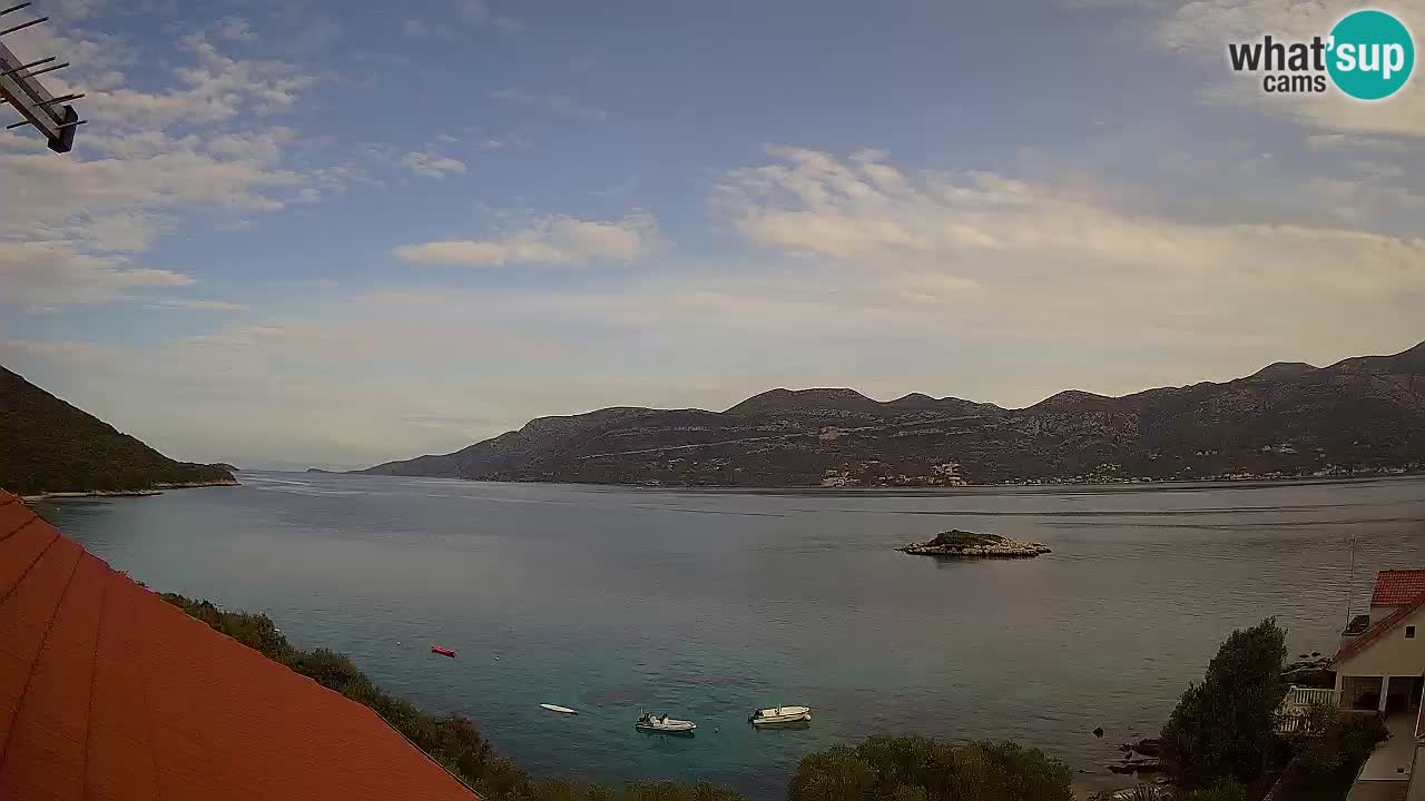 Live Korčula webcam – Tri Žala