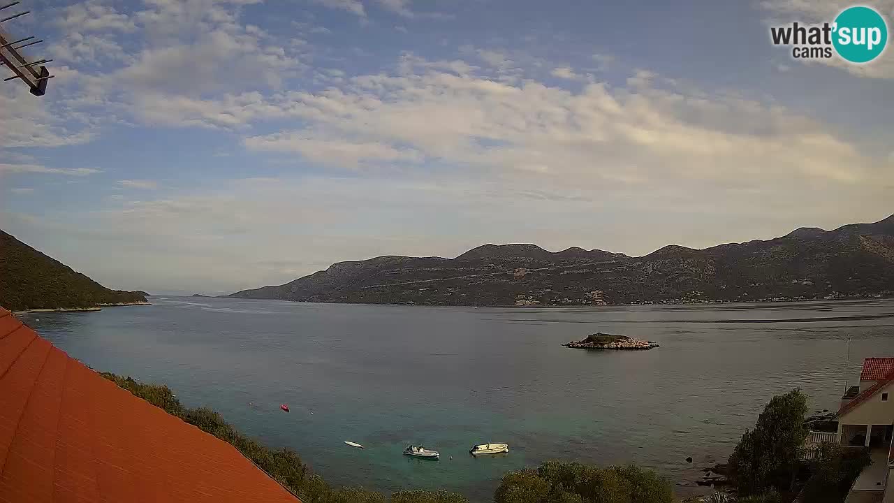 Korčula webcam en direct – Tri Žala Pelješac