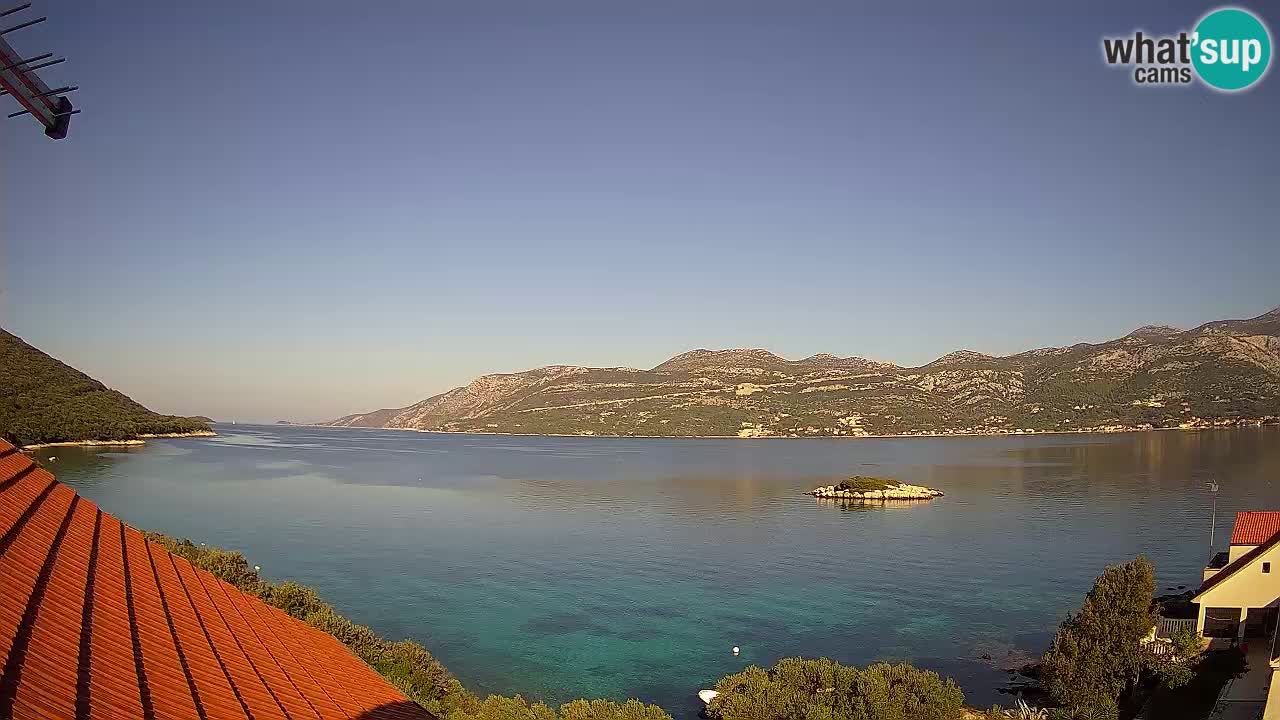 Live Korčula webcam – Tri Žala