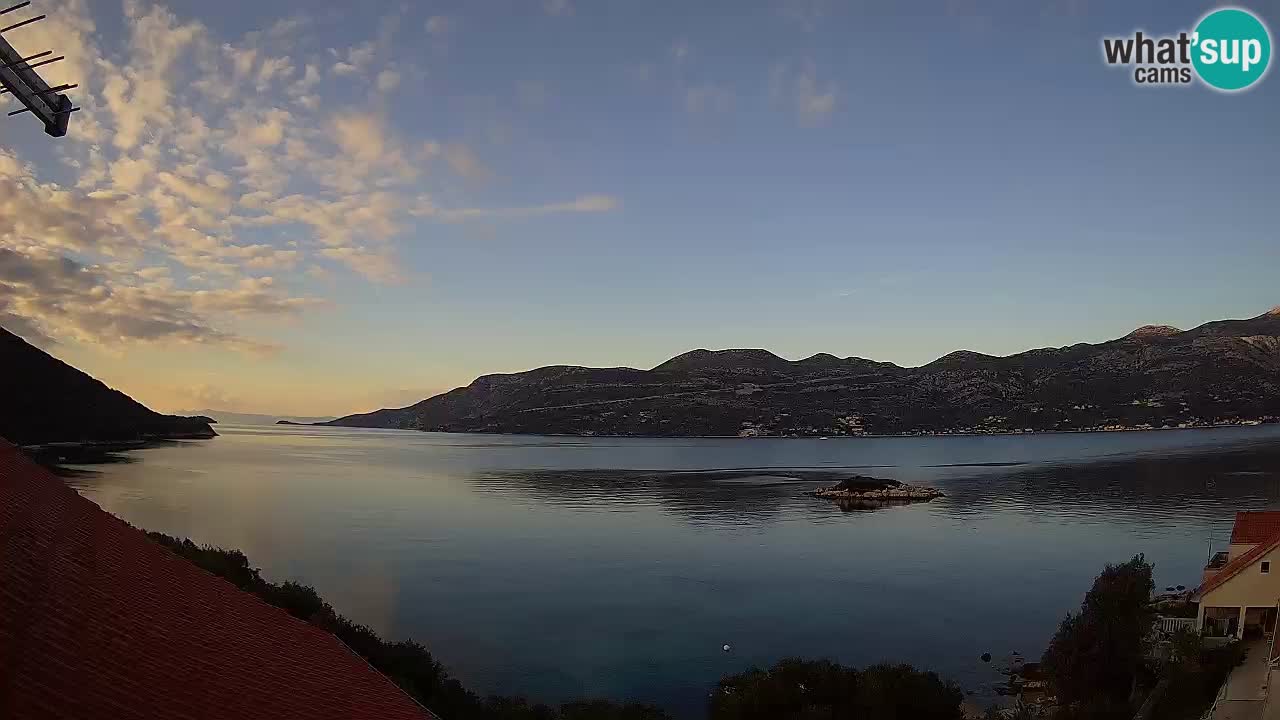 Korčula webcam en direct – Tri Žala Pelješac