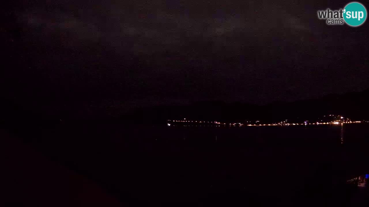 Korčula live webcam – Tri Žala panorama verso Pelješac