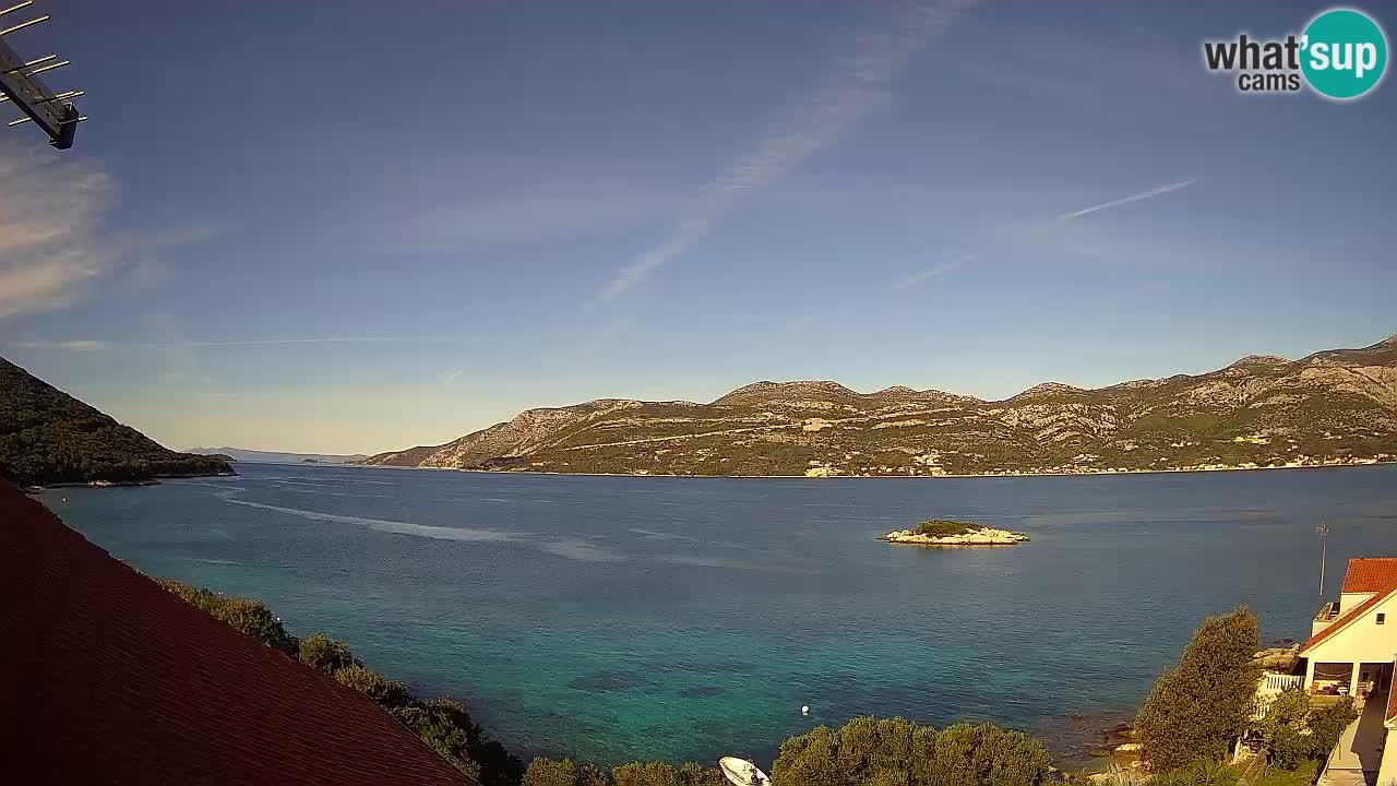 Live-Webcam Korčula Tri Žala – Pelješac