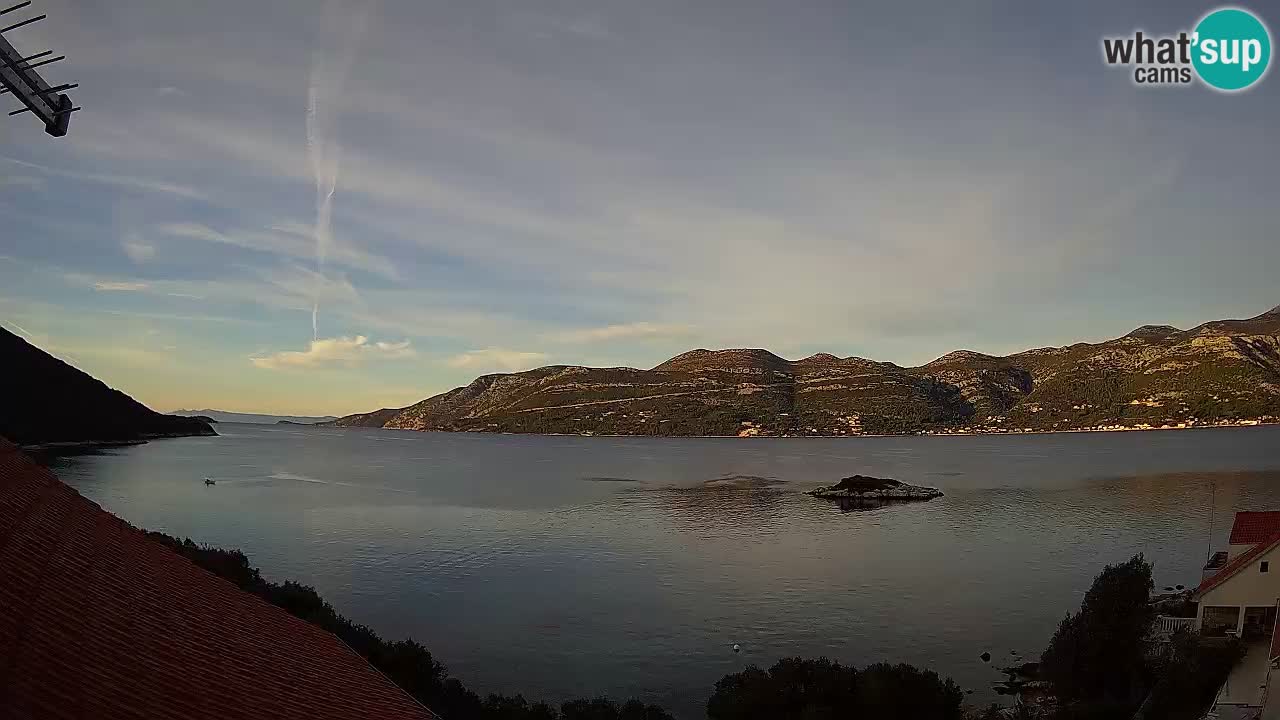 Live-Webcam Korčula Tri Žala – Pelješac