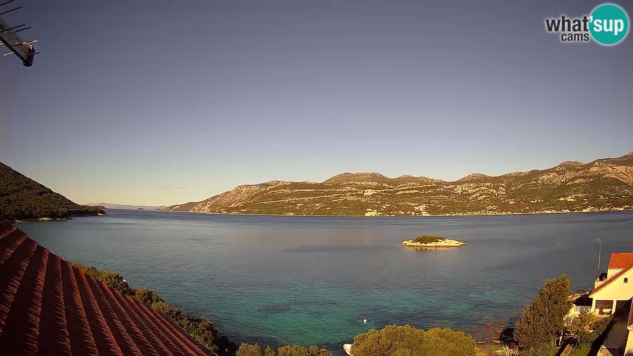 Live-Webcam Korčula Tri Žala – Pelješac