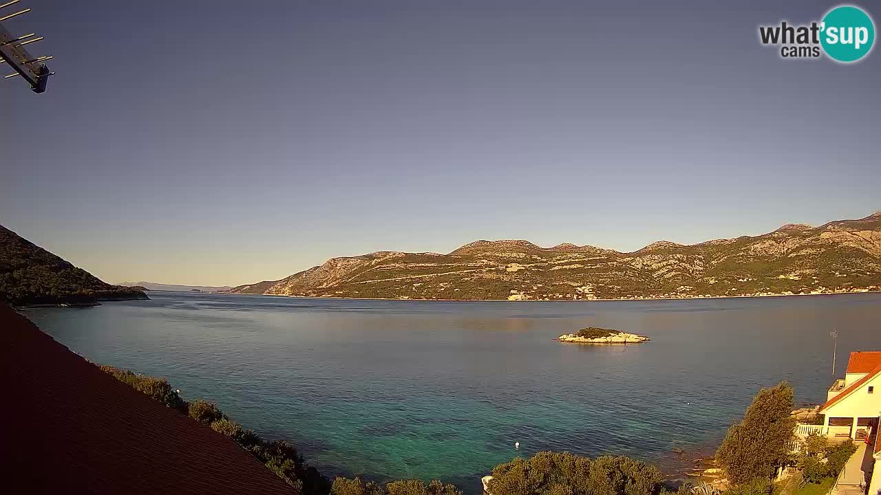 Live-Webcam Korčula Tri Žala – Pelješac