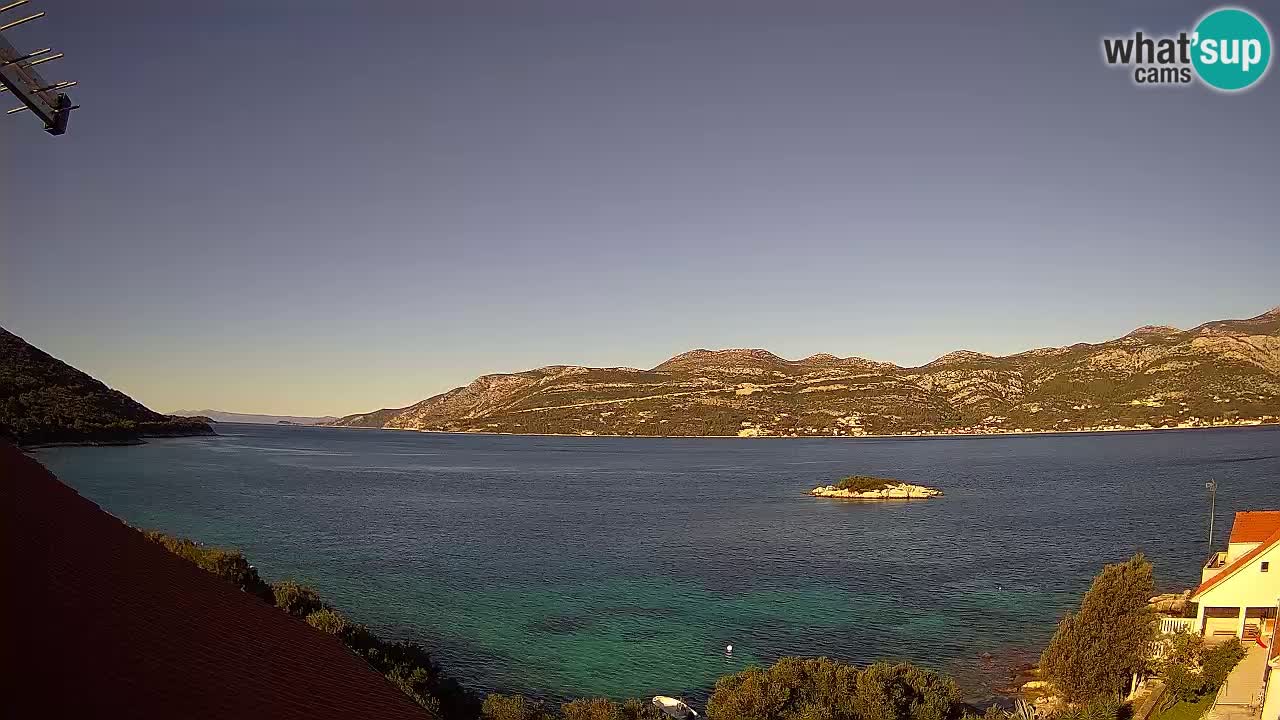 Live-Webcam Korčula Tri Žala – Pelješac