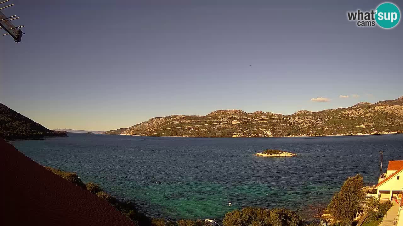 Live-Webcam Korčula Tri Žala – Pelješac