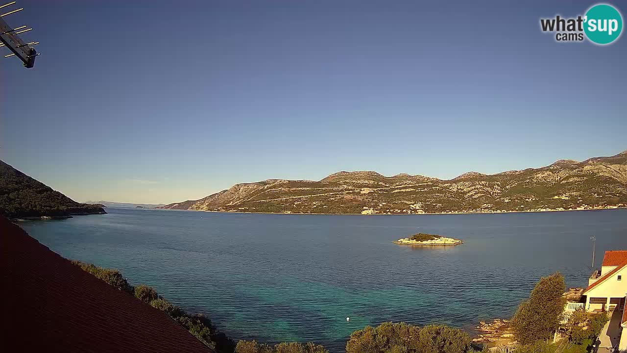 Live Korčula webcam – Tri Žala