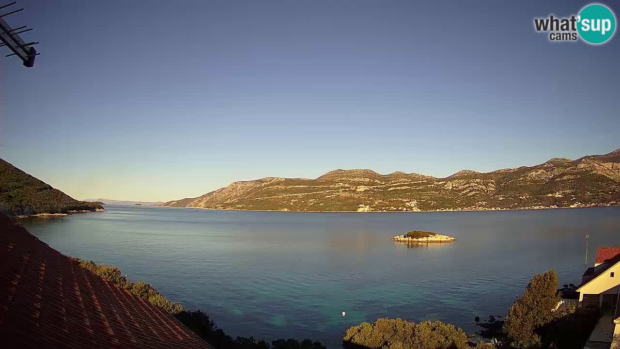 Live Korčula webcam – Tri Žala