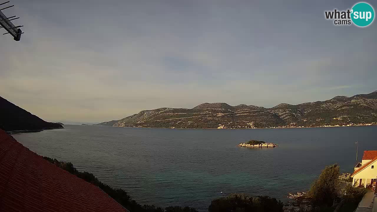 Korčula Web kamera Tri Žala