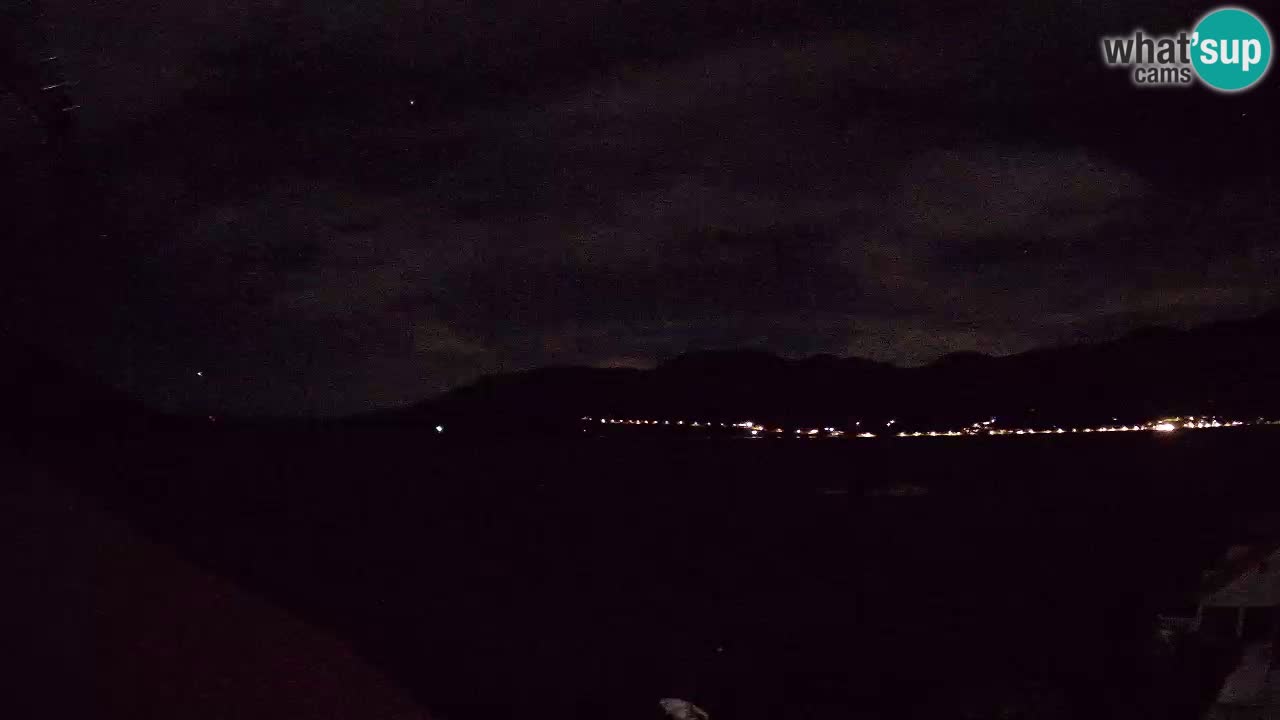 Korčula live webcam – Tri Žala panorama verso Pelješac