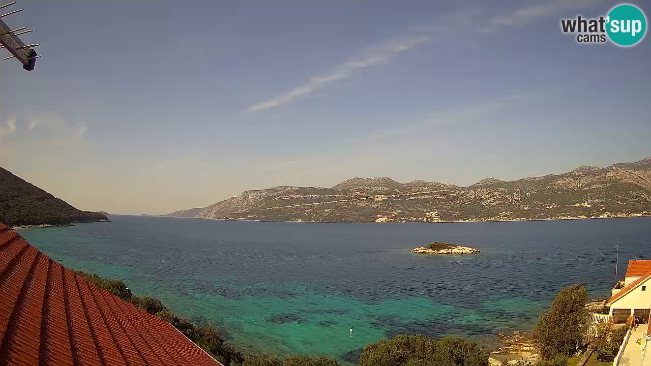 Live Korčula webcam – Tri Žala