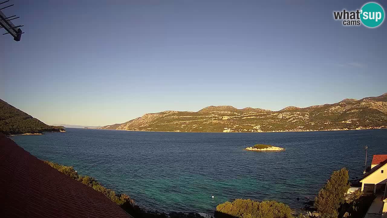 Live Korčula webcam – Tri Žala