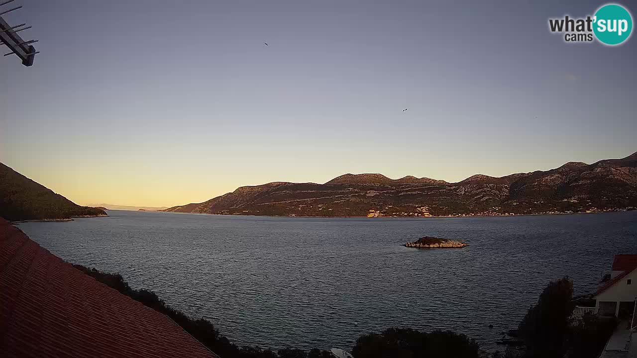 Live-Webcam Korčula Tri Žala – Pelješac