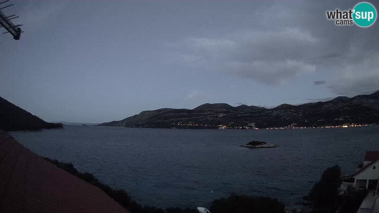 Live Korčula webcam – Tri Žala