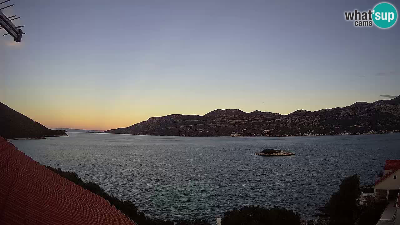 Live Korčula webcam – Tri Žala