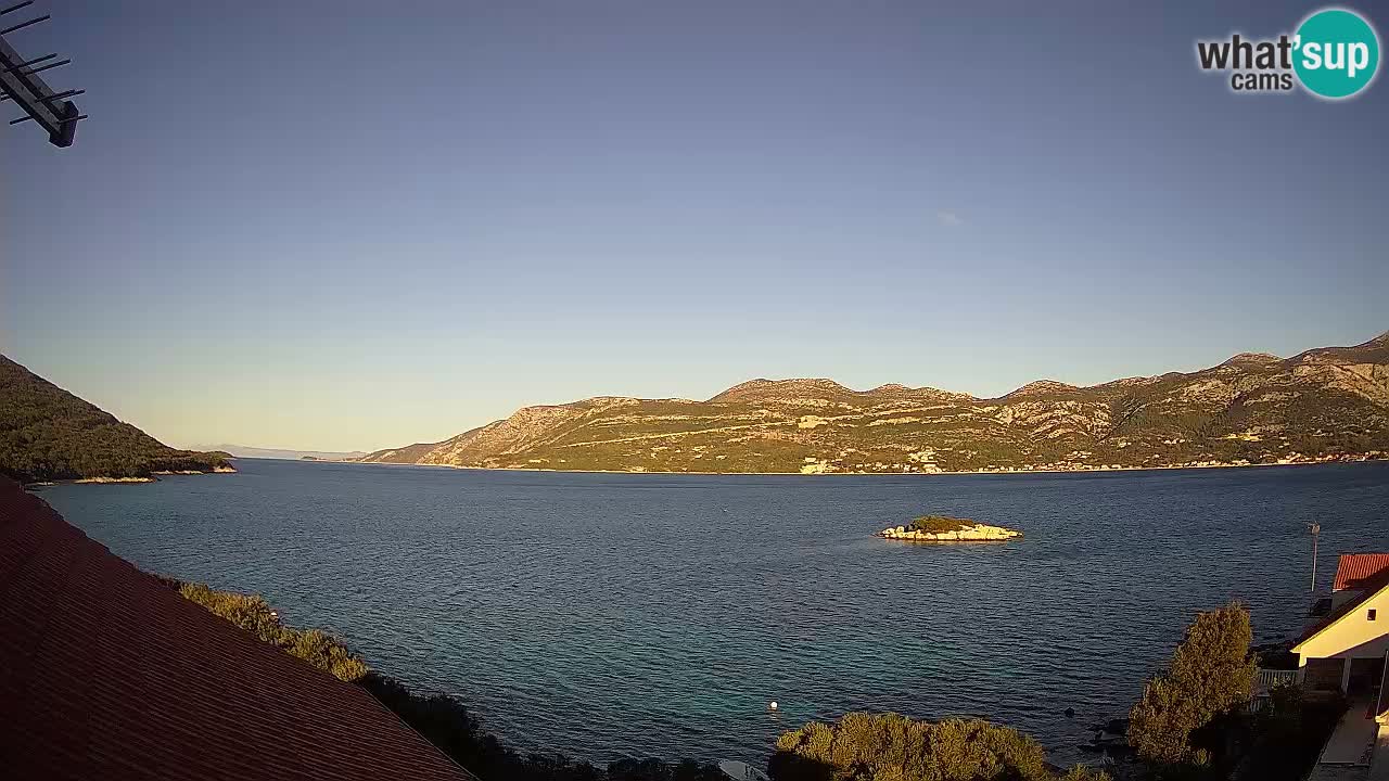 Korčula webcam en direct – Tri Žala Pelješac