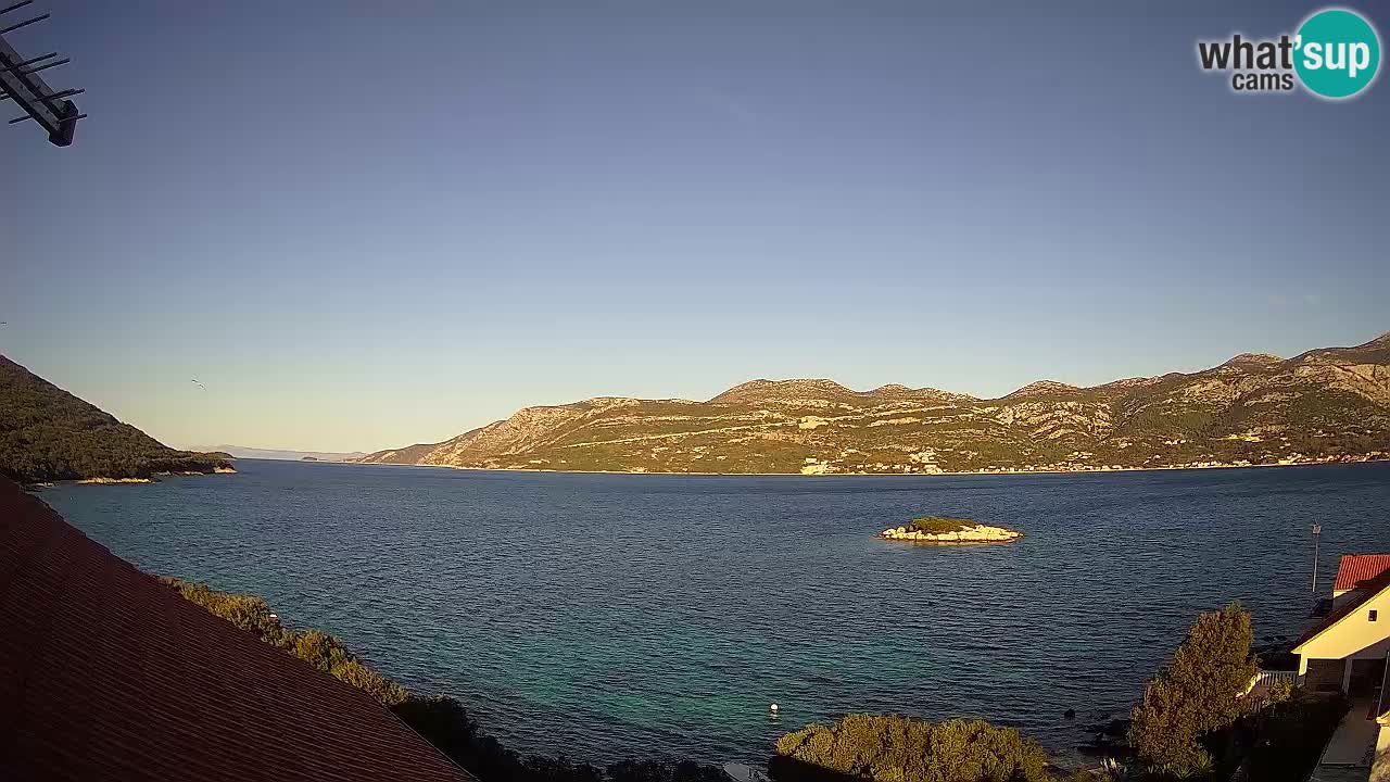 Korčula webcam en direct – Tri Žala Pelješac