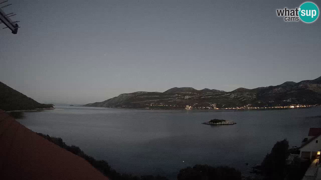 Live Korčula webcam – Tri Žala