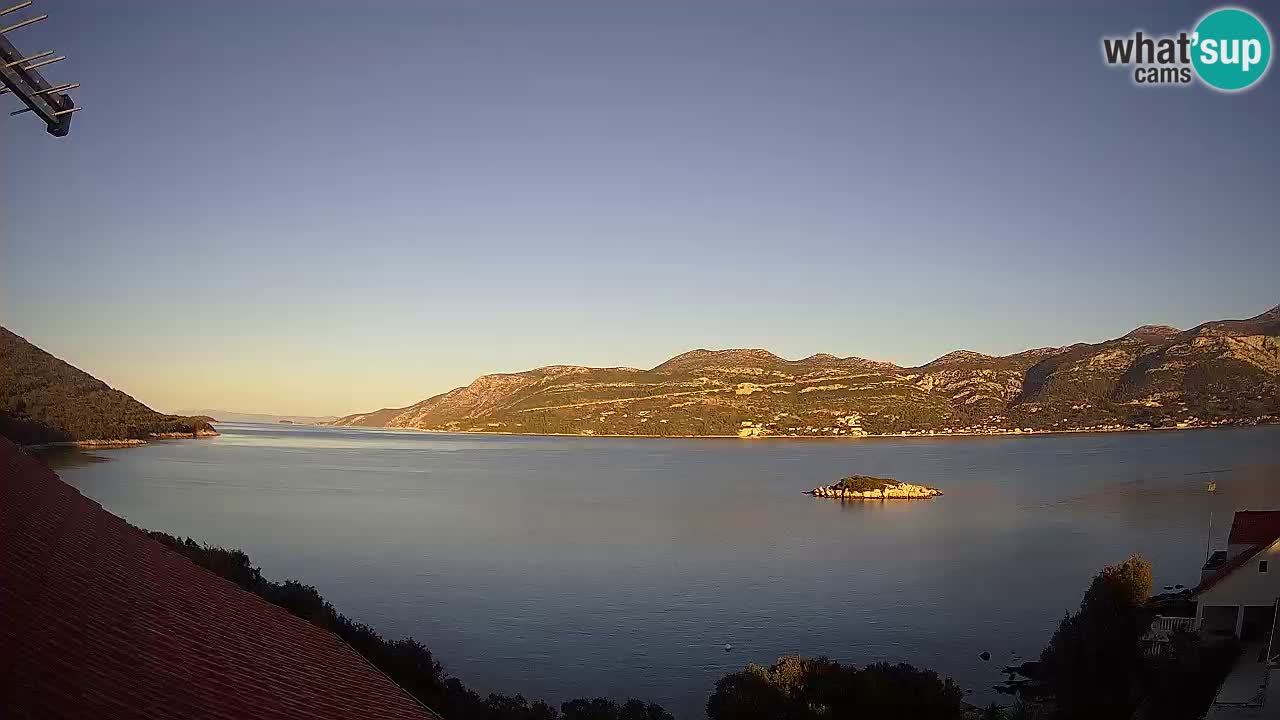 Live Korčula webcam – Tri Žala