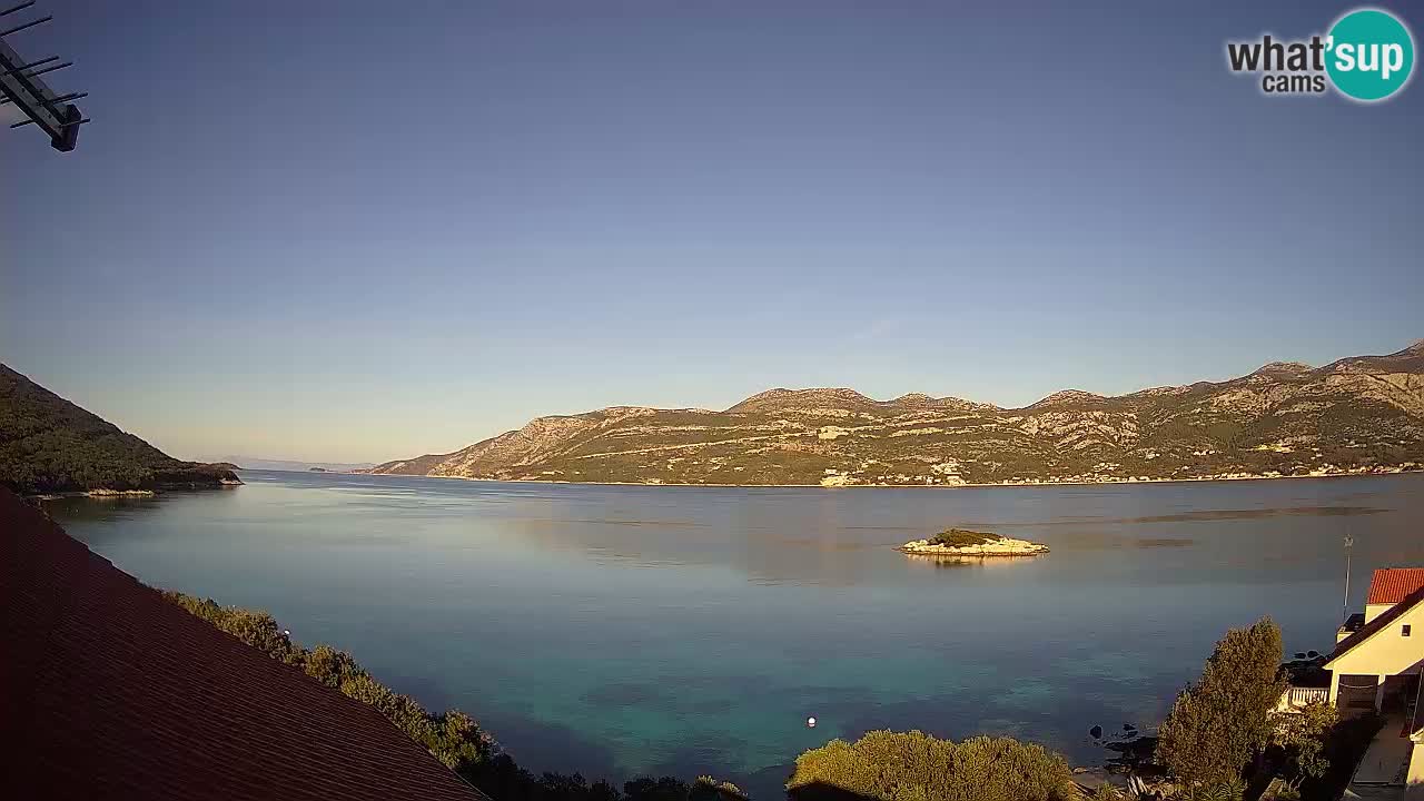 Live-Webcam Korčula Tri Žala – Pelješac