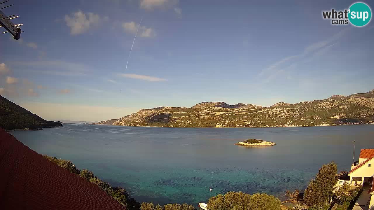 Korčula webcam en direct – Tri Žala Pelješac