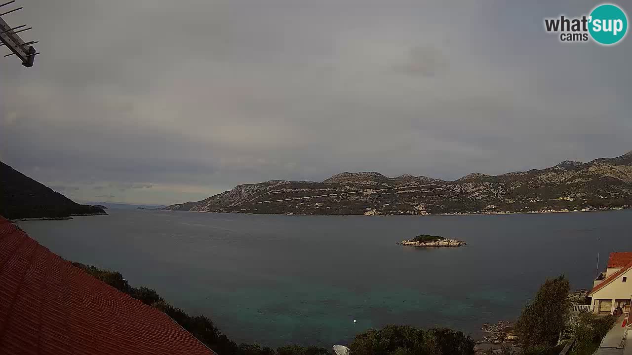 Korčula webcam en direct – Tri Žala Pelješac