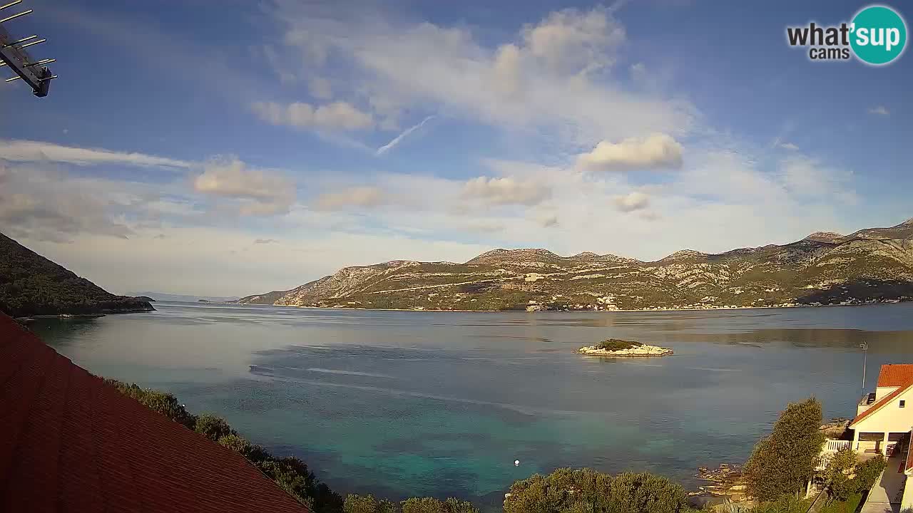 Live-Webcam Korčula Tri Žala – Pelješac