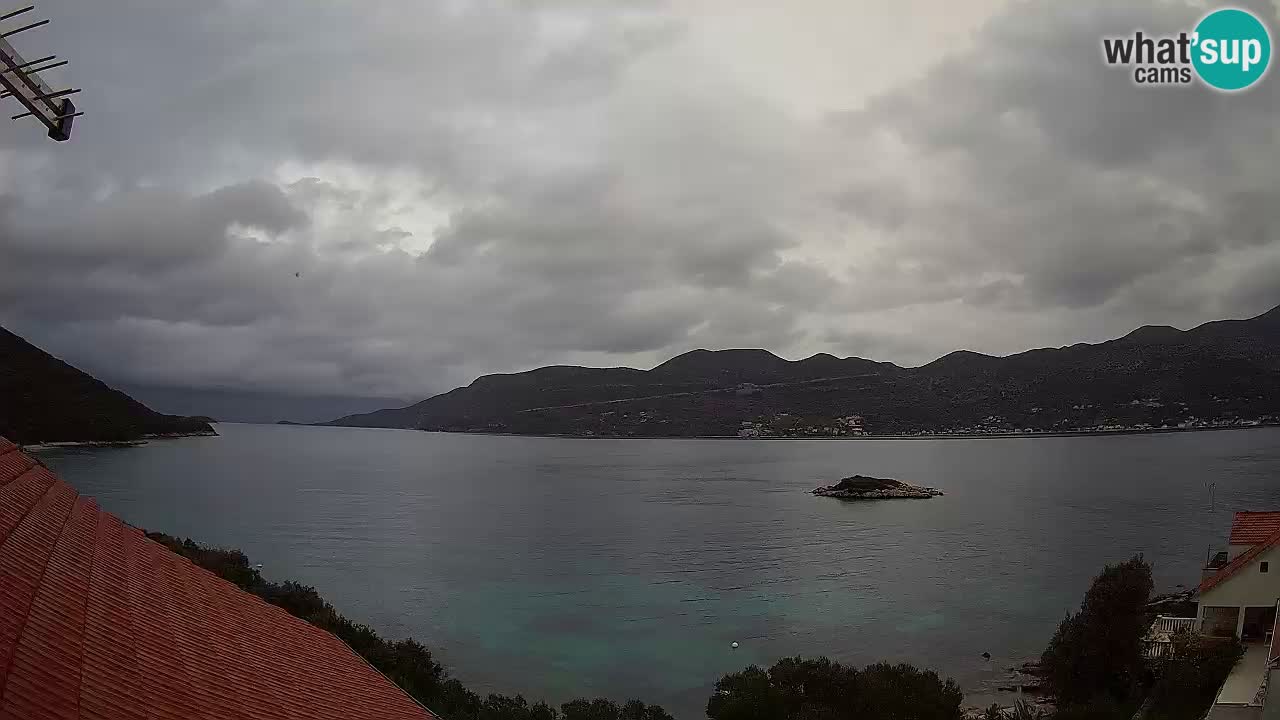 Korčula webcam en direct – Tri Žala Pelješac