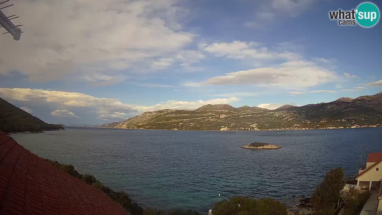 Korčula webcam en direct – Tri Žala Pelješac