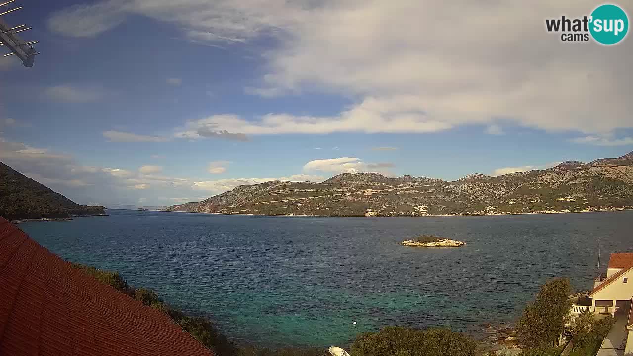 Live-Webcam Korčula Tri Žala – Pelješac