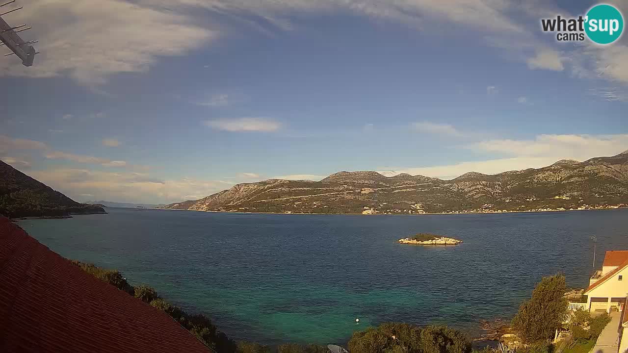 Live-Webcam Korčula Tri Žala – Pelješac