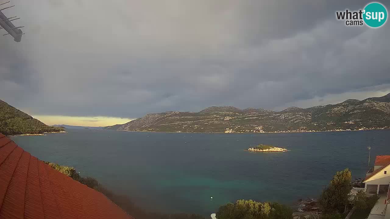 Korčula webcam en direct – Tri Žala Pelješac