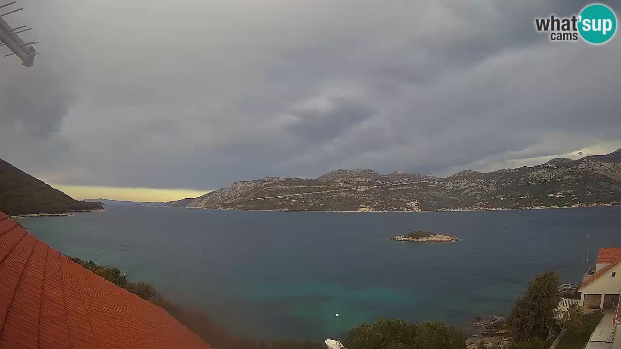 Live Korčula webcam – Tri Žala