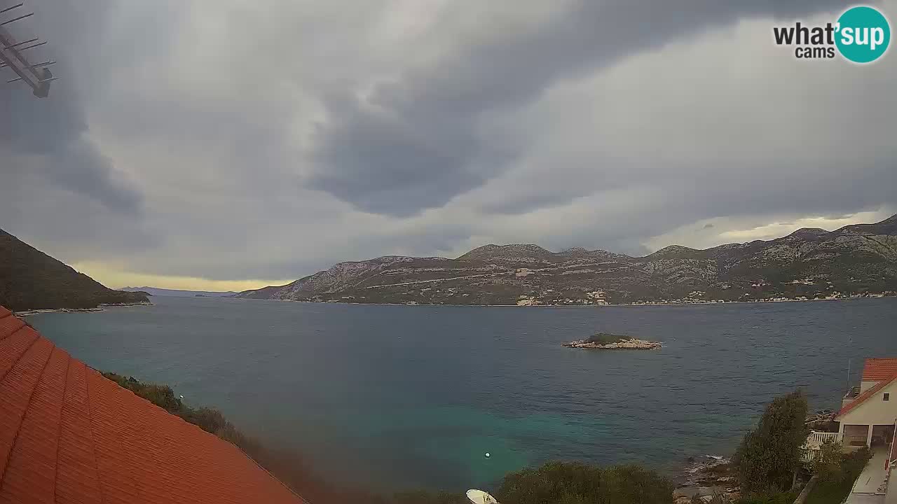 Live Korčula webcam – Tri Žala