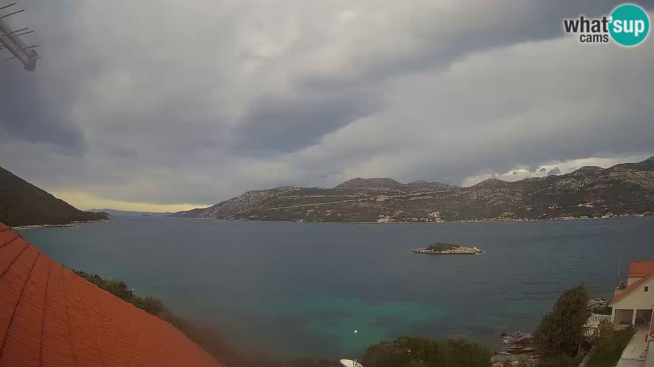 Live Korčula webcam – Tri Žala