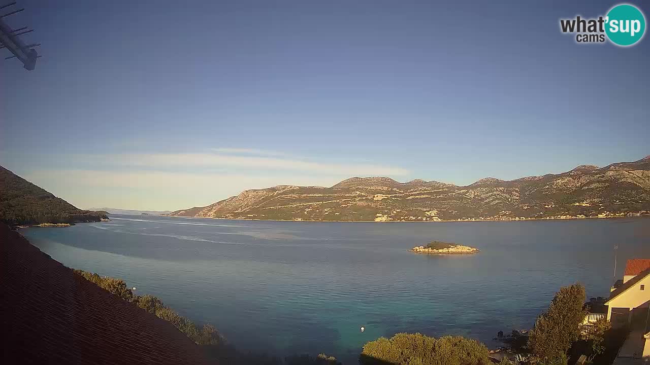 Live Korčula webcam – Tri Žala