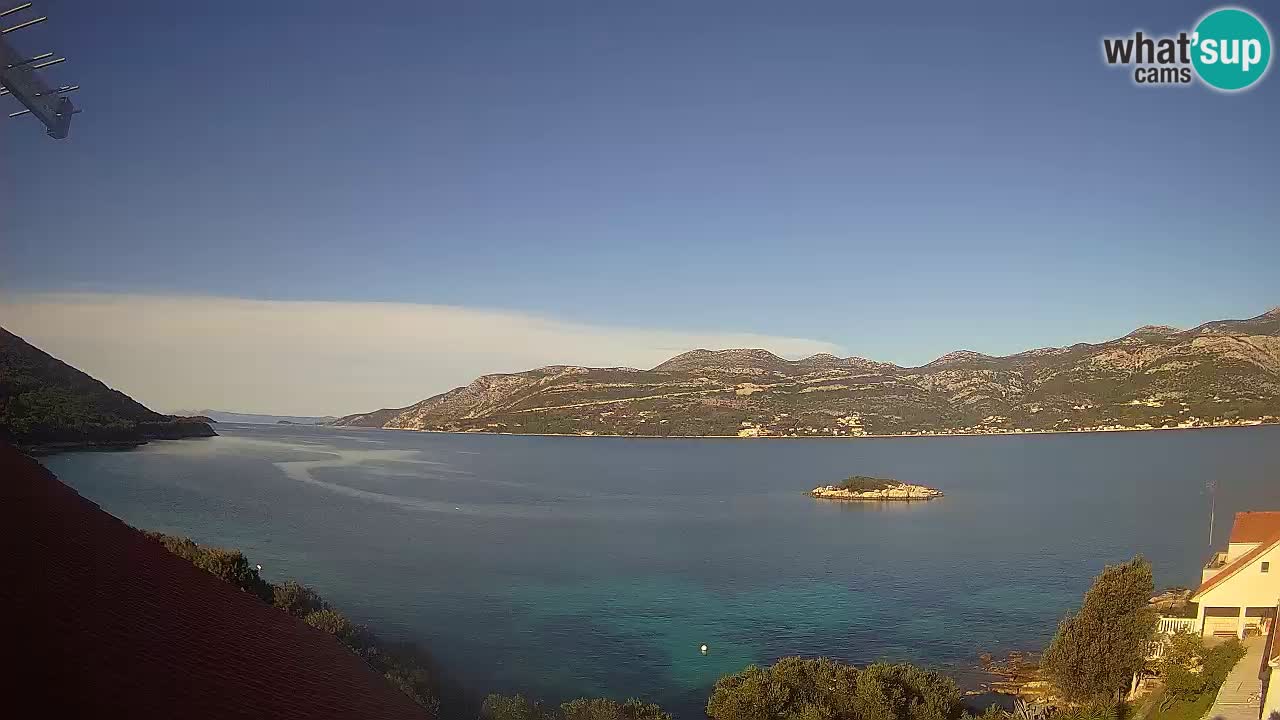 Live Korčula webcam – Tri Žala