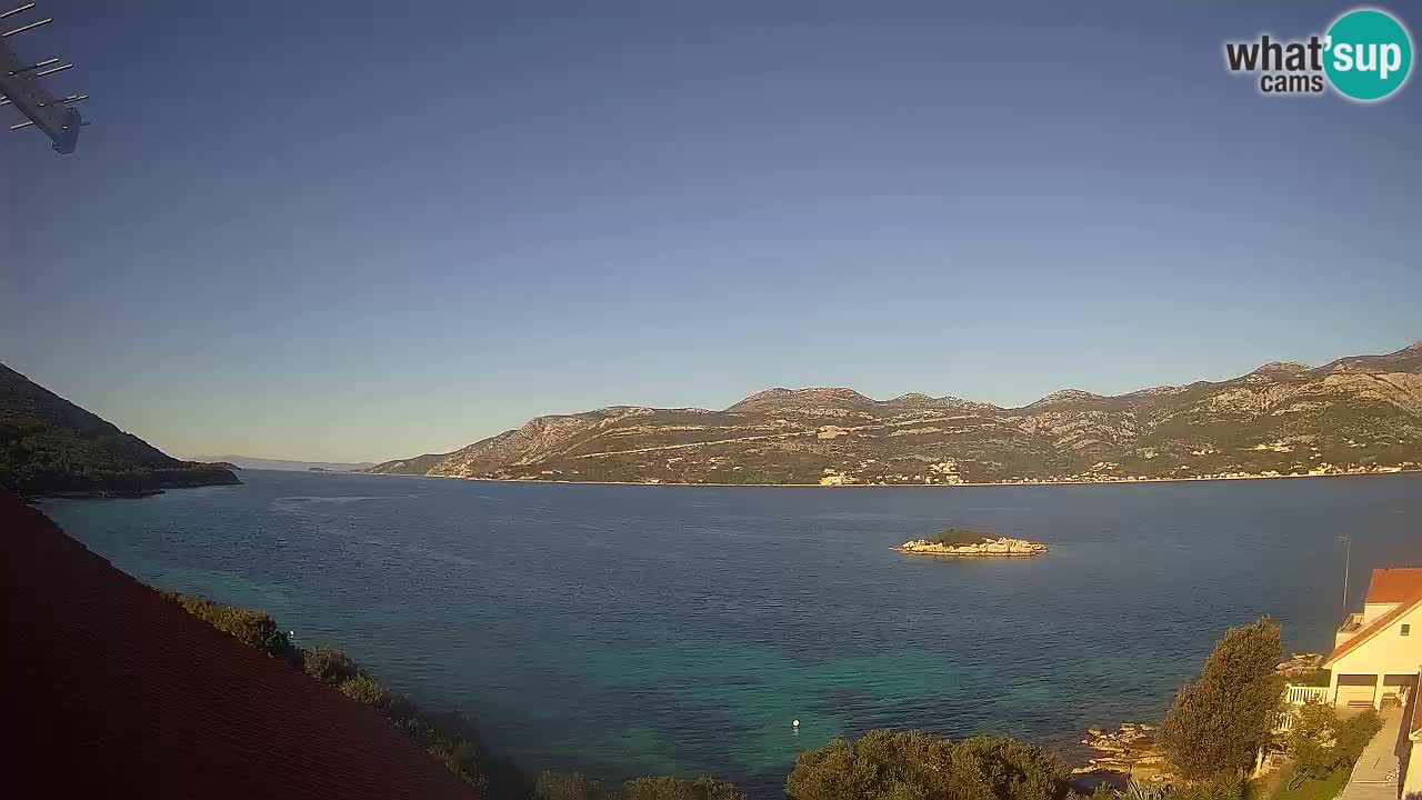 Live Korčula webcam – Tri Žala