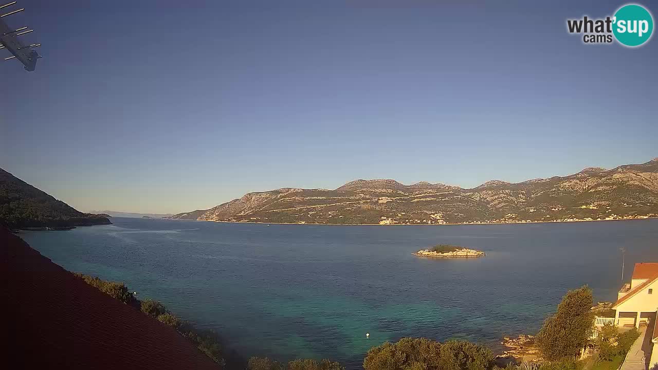 Korčula Web kamera Tri Žala