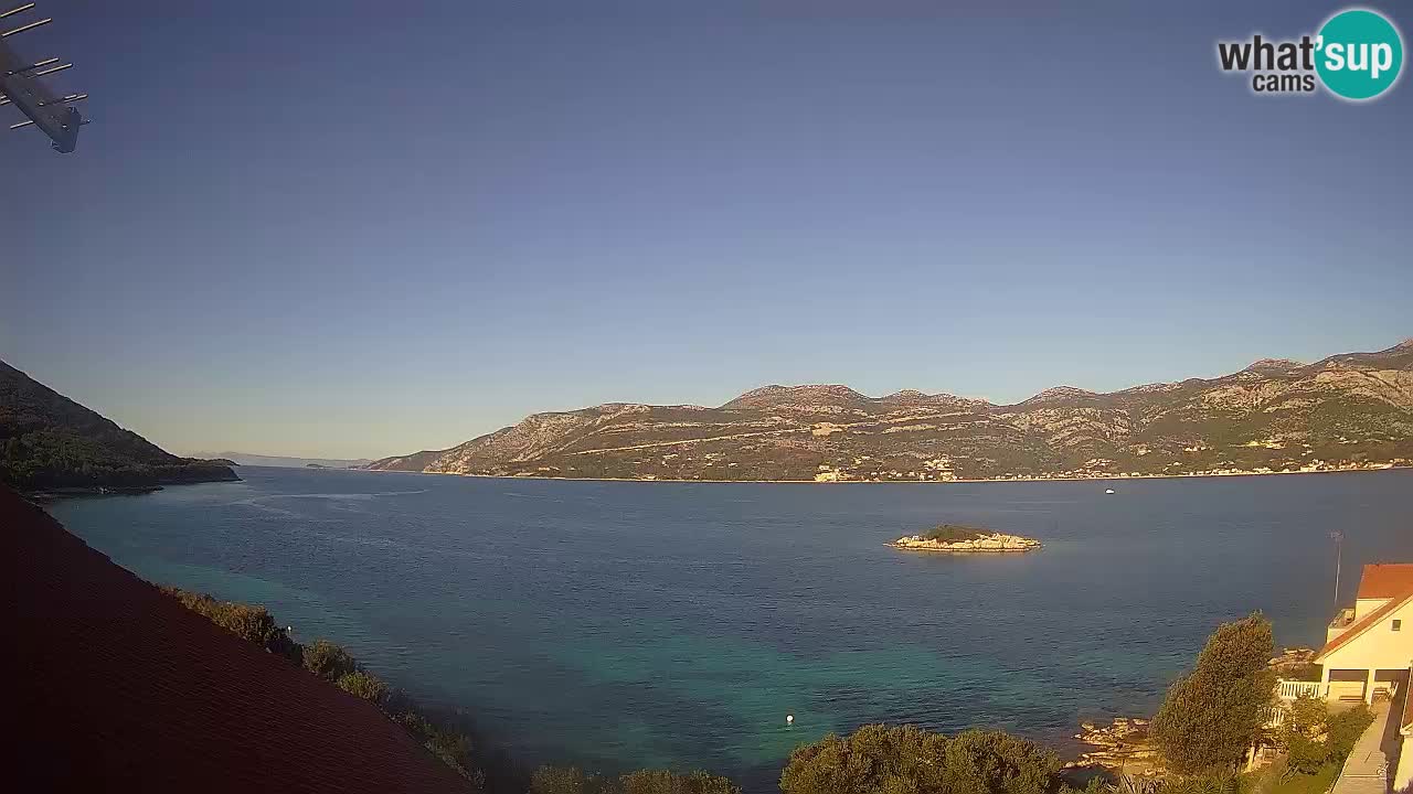 Korčula webcam en direct – Tri Žala Pelješac