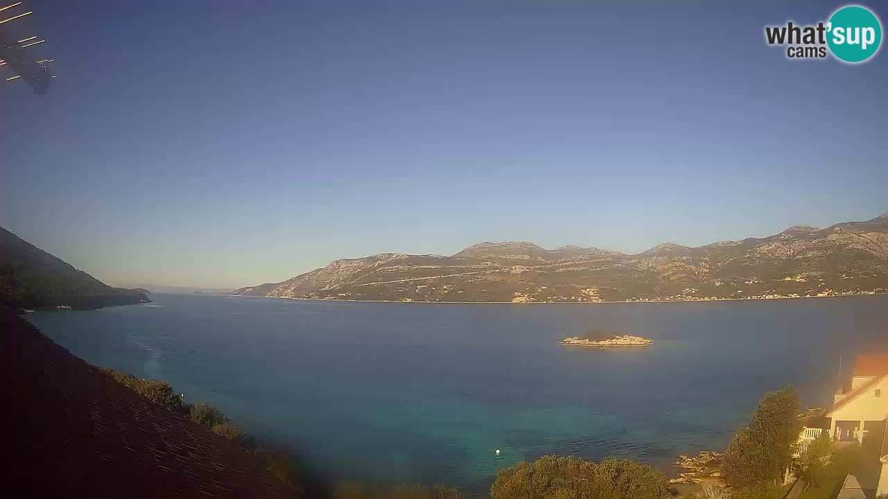 Live-Webcam Korčula Tri Žala – Pelješac